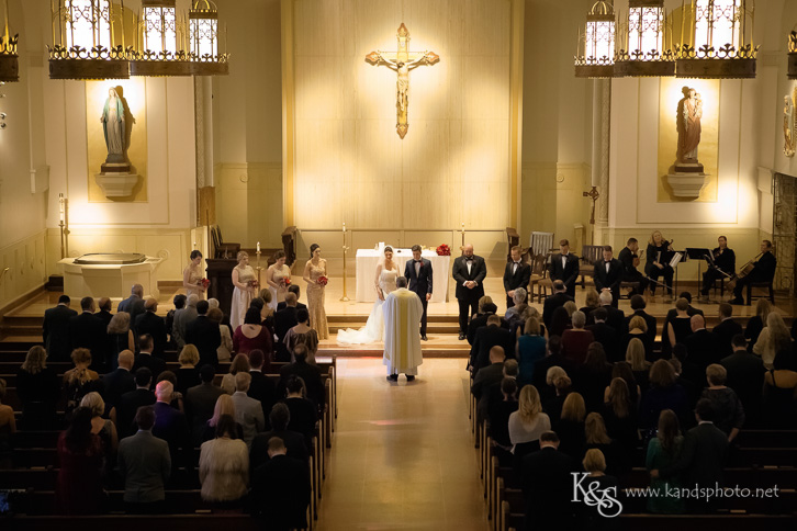 wedding at holy trinity catholic church dallas